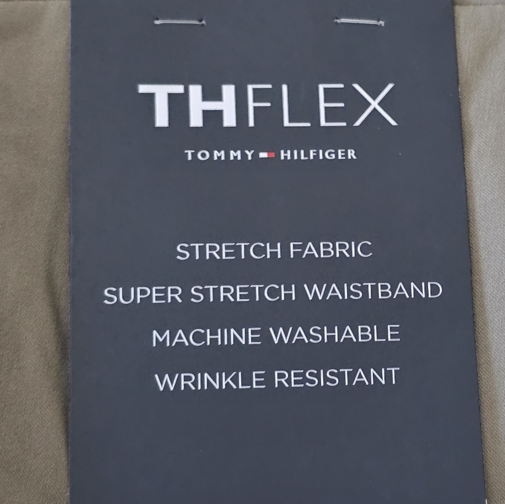Tommy Hilfiger Mens ThFlex Dress Pants 36x32 Stretch Sage New $95 MRSP - Picture 5 of 7